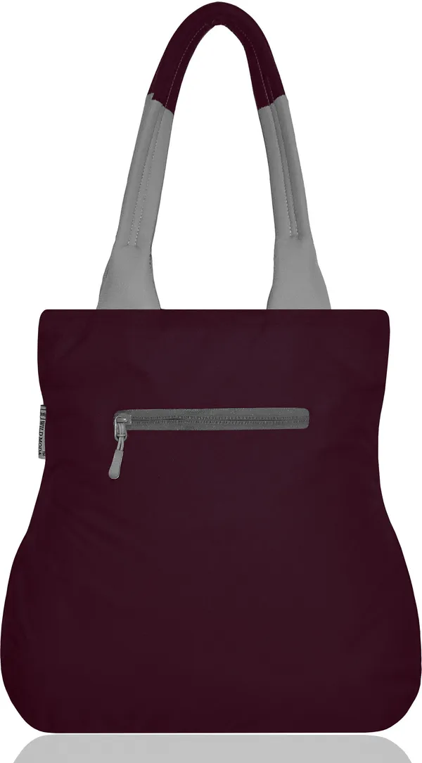 Brown_&_Grey_Polyester_Solid_Zip_Closure_Shoulder_Bag_For_Women_(41_X_36_Cm)