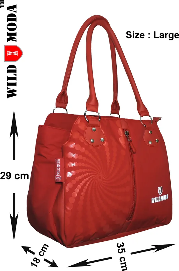 Red_Polyester_Printed_Zip_Closure_Shoulder_Bag_For_Women_(29_X_35_Cm)
