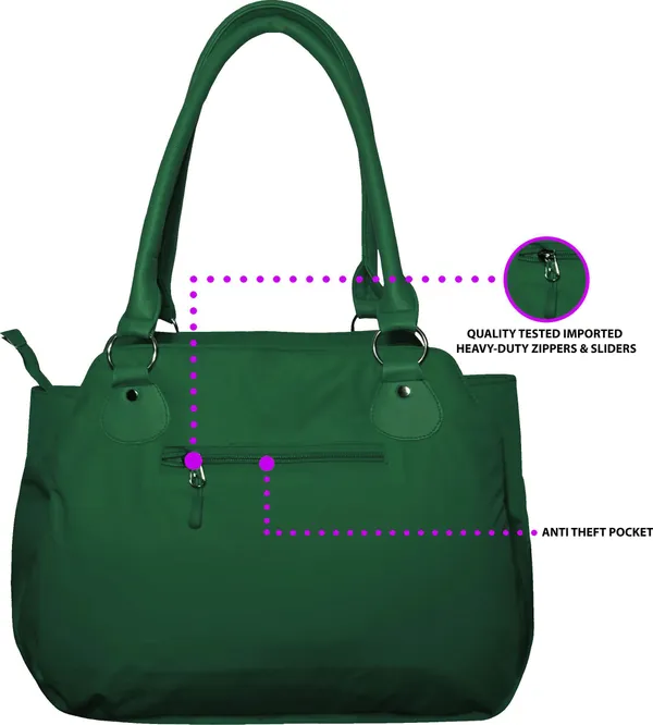 Green_Polyester_Printed_Zip_Closure_Shoulder_Bag_For_Women_(29_X_35_Cm)
