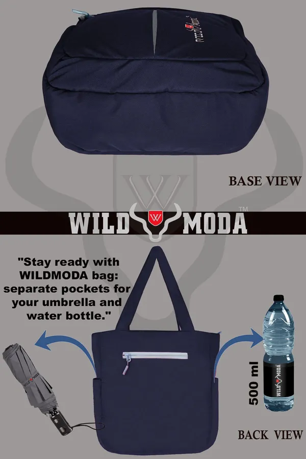 Blue_&_Grey_Polyester_Solid_Zip_Closure_Shoulder_Bag_For_Women_(34_X_29_Cm)