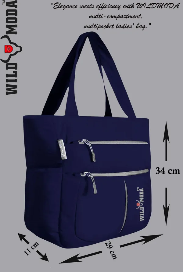 Blue_&_Grey_Polyester_Solid_Zip_Closure_Shoulder_Bag_For_Women_(34_X_29_Cm)