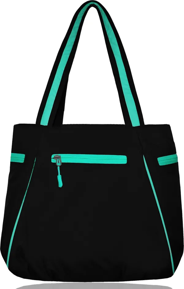 Black_Polyester_Solid_Zip_Closure_Tote_For_Women_(39_X_32_Cm)