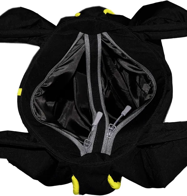 Black_&_Yellow_Polyester_Solid_Zip_Closure_Shoulder_Bag_For_Women_(33_X_38_Cm)