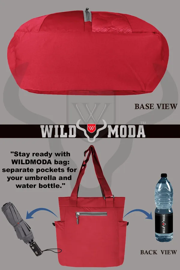 Red_Polyester_Printed_Zip_Closure_Shoulder_Bag_For_Women_(36_X_28_Cm)