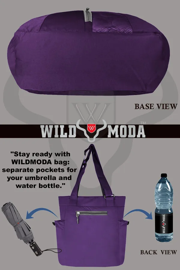 Purple_Polyester_Printed_Zip_Closure_Shoulder_Bag_For_Women_(36_X_28_Cm)