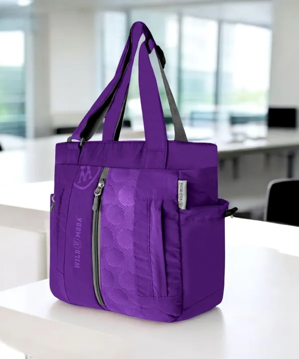 Purple_Polyester_Printed_Zip_Closure_Shoulder_Bag_For_Women_(36_X_28_Cm)