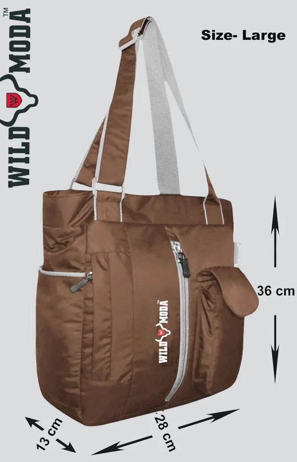 Beige_Polyester_Solid_Zip_Closure_Shoulder_Bag_For_Women_(36_X_28_Cm)