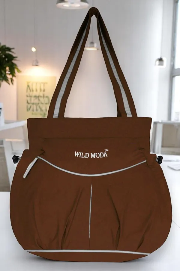 Brown_Polyester_Zip_Closure_Shoulder_Bag_For_Women_(28_X_34_Cm)