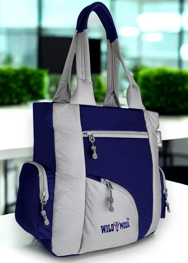 Blue_Polyester_Solid_Zip_Closure_Tote_For_Women_(39_X_32_Cm)