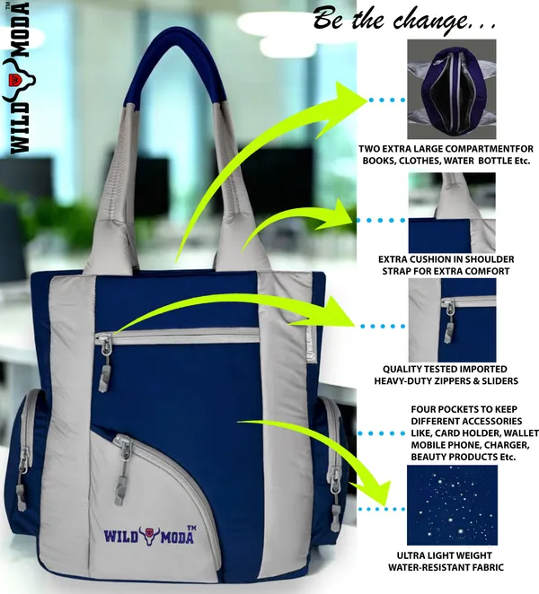Blue_Polyester_Solid_Zip_Closure_Tote_For_Women_(39_X_32_Cm)