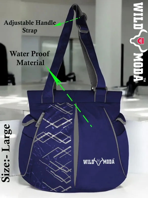 Blue_&_Grey_Polyester_Printed_Zip_Closure_Shoulder_Bag_For_Women_(31_X_33_Cm)