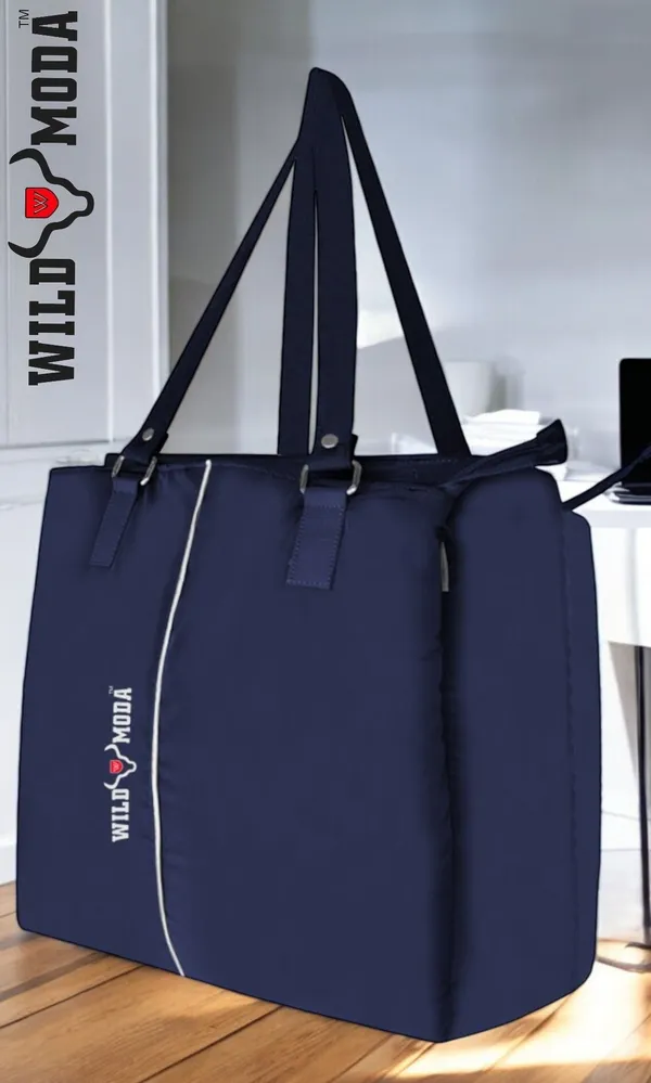 Blue_Polyester_Zip_Closure_Shoulder_Bag_For_Women_(35_X_34_Cm)