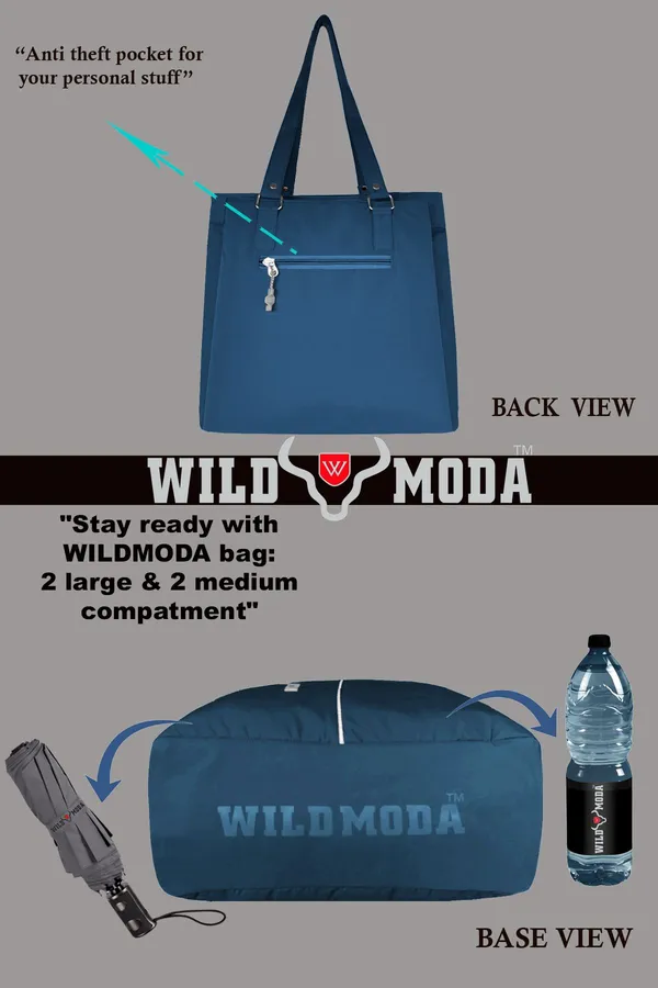 Blue_Polyester_Zip_Closure_Shoulder_Bag_For_Women_(35_X_34_Cm)