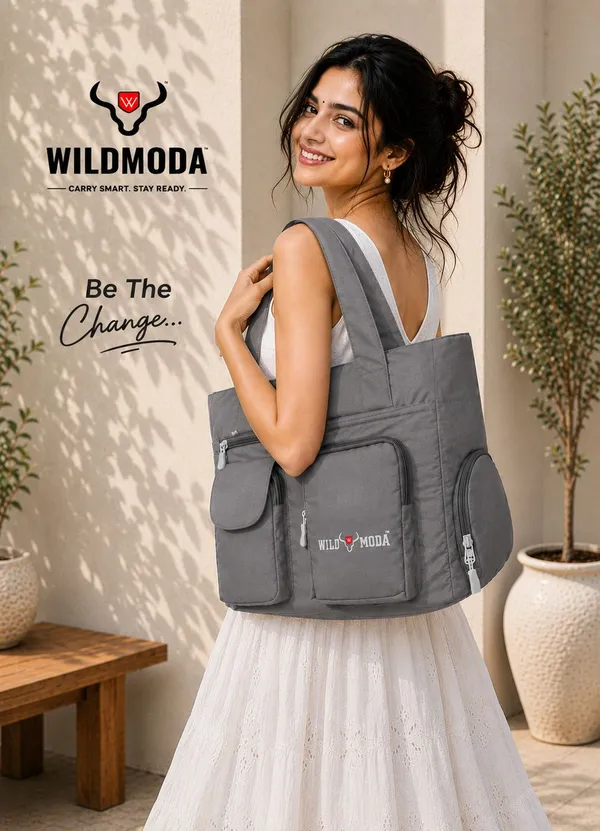 Grey_Polyester_Solid_Zip_Closure_Shoulder_Bag_For_Women_(26_X_32_Cm)