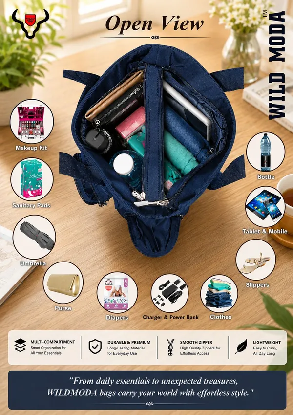 Blue_Polyester_Solid_Zip_Closure_Shoulder_Bag_For_Women_(26_X_32_Cm)