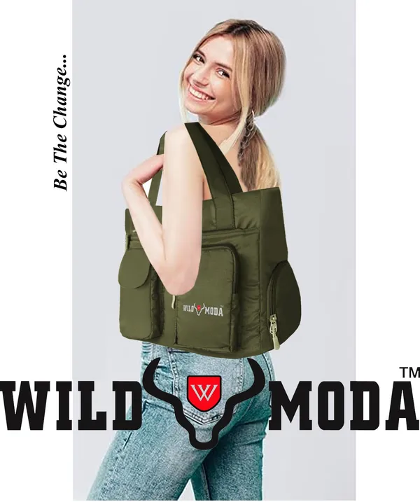 Green_Polyester_Solid_Zip_Closure_Shoulder_Bag_For_Women_(26_X_32_Cm)