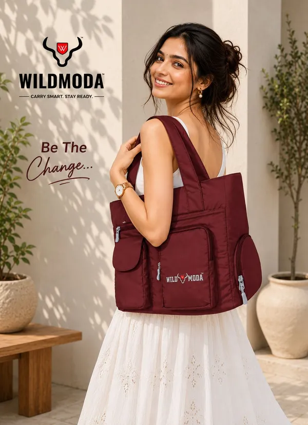 Maroon_Polyester_Solid_Zip_Closure_Shoulder_Bag_For_Women_(26_X_32_Cm)