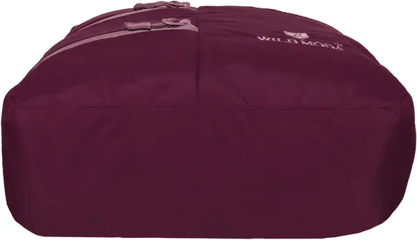Maroon_Polyester_Solid_Zip_Closure_Shoulder_Bag_For_Women_(36_X_30_Cm)