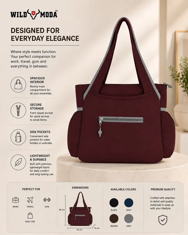 Brown_Polyester_Solid_Zip_&_Velcro_Closure_Shoulder_Bag_For_Women_(30_X_32_Cm)