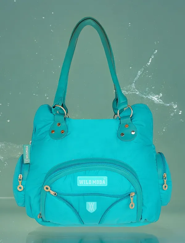 Blue_Polyester_Solid_Zip_Closure_Shoulder_Bag_For_Women_(29_X_38_Cm)
