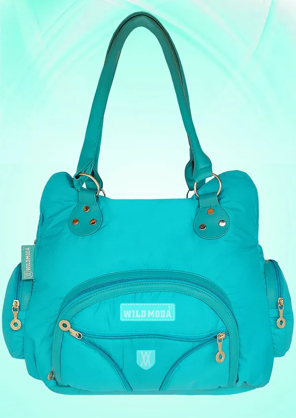 Blue_Polyester_Solid_Zip_Closure_Shoulder_Bag_For_Women_(29_X_38_Cm)