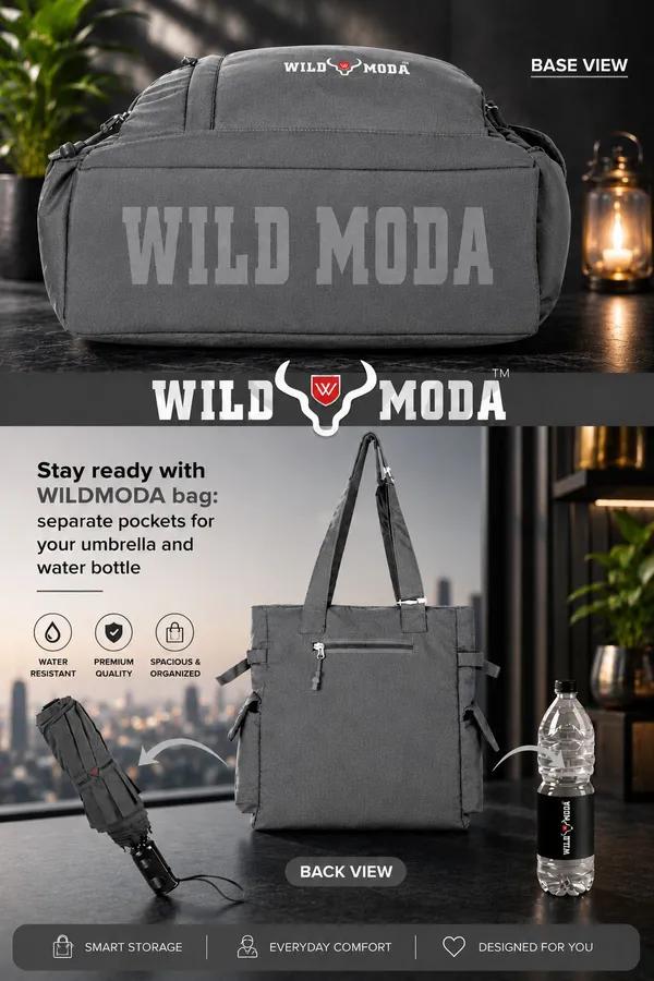 Grey_Polyester_Solid_Zip_Closure_Shoulder_Bag_For_Women_(34_X_38_Cm)