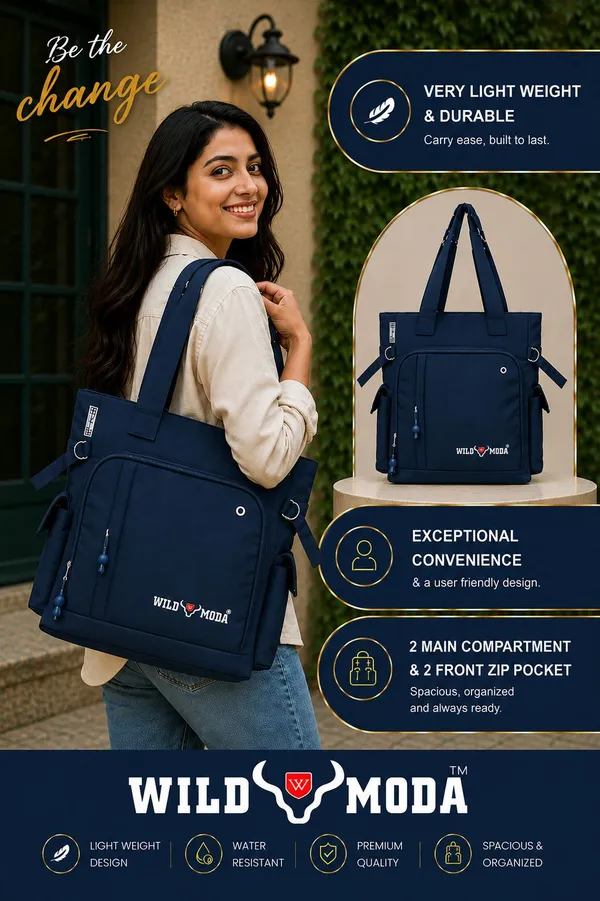 Blue_Polyester_Solid_Zip_Closure_Shoulder_Bag_For_Women_(34_X_38_Cm)