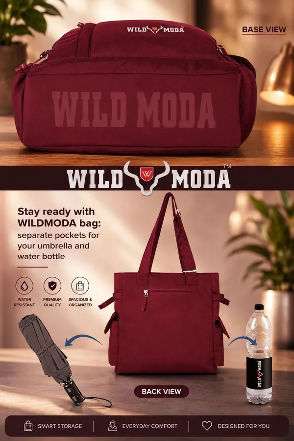 Maroon_Polyester_Solid_Zip_Closure_Shoulder_Bag_For_Women_(34_X_38_Cm)