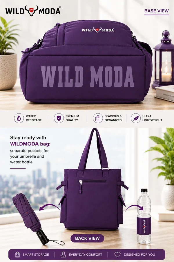 Purple_Polyester_Solid_Zip_Closure_Shoulder_Bag_For_Women_(34_X_38_Cm)