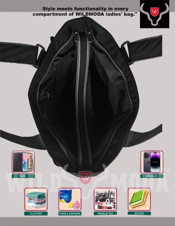 Black_Polyester_Solid_Zip_Closure_Tote_For_Women_(34_X_35_Cm)