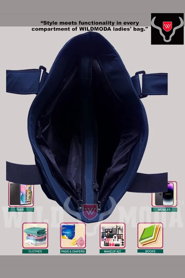 Blue_Polyester_Solid_Zip_Closure_Tote_For_Women_(34_X_35_Cm)