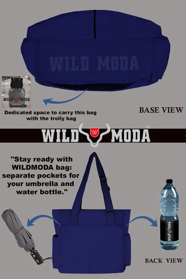 Blue_Polyester_Solid_Zip_Closure_Tote_For_Women_(34_X_35_Cm)