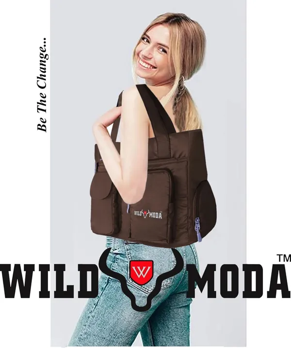 Brown_Polyester_Solid_Zip_Closure_Shoulder_Bag_For_Women_(26_X_32_Cm)