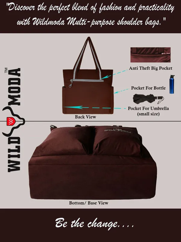 Brown_Polyester_Solid_Zip_Closure_Shoulder_Bag_For_Women_(34_X_32_Cm)