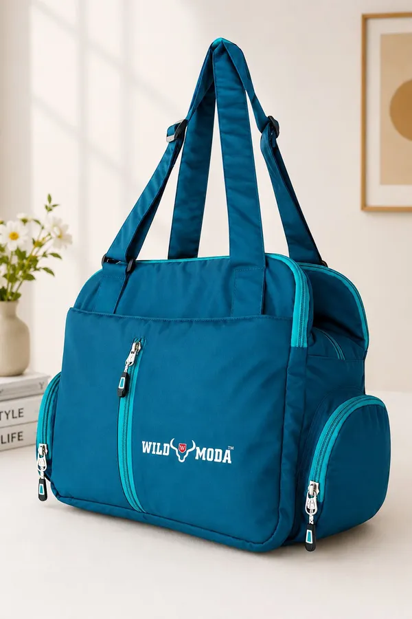 Blue_Polyester_Solid_Zip_Closure_Shoulder_Bag_For_Women_(32_X_35_Cm)