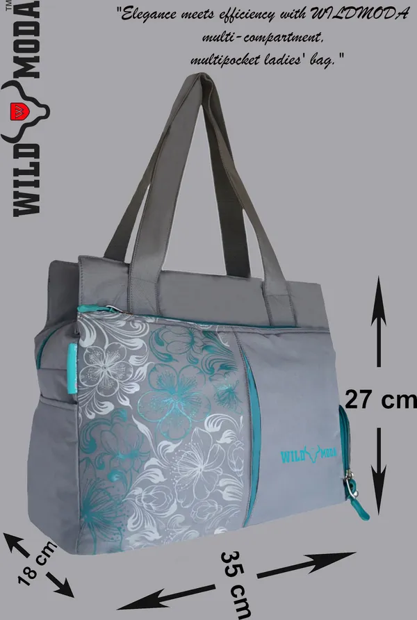 Grey_&_Blue_Polyester_Printed_Zip_Closure_Shoulder_Bag_For_Women_(27_X_35_Cm)