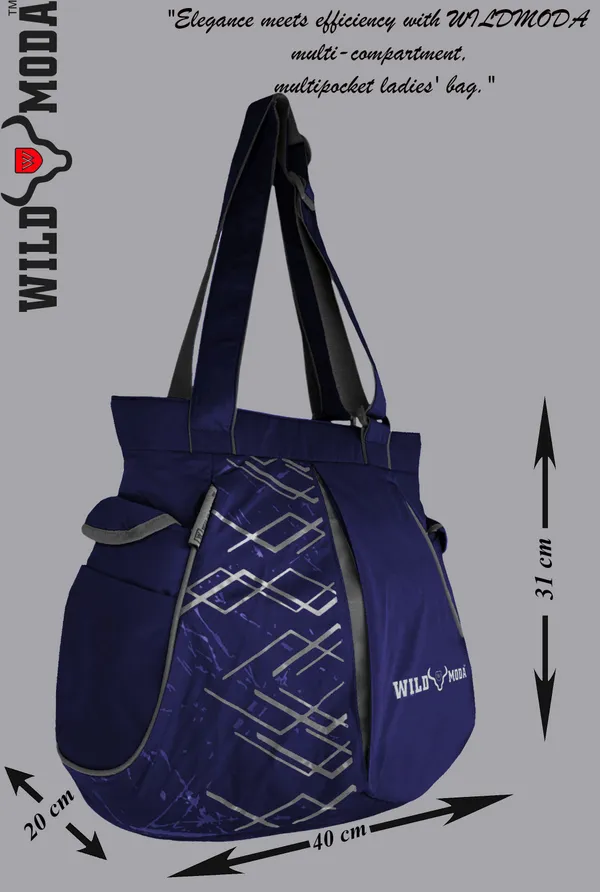 Blue_&_Grey_Polyester_Printed_Zip_Closure_Shoulder_Bag_For_Women_(31_X_40_Cm)