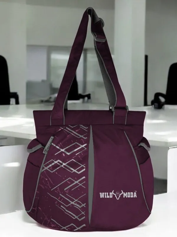 Purple_&_Grey_Polyester_Printed_Zip_Closure_Shoulder_Bag_For_Women_(31_X_40_Cm)