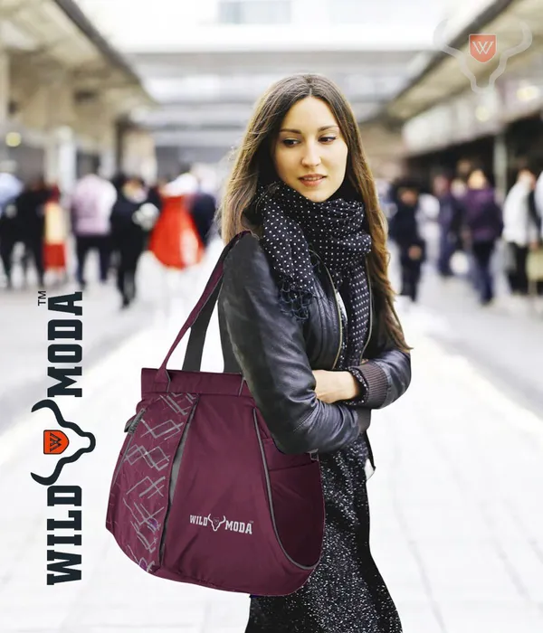Purple_&_Grey_Polyester_Printed_Zip_Closure_Shoulder_Bag_For_Women_(31_X_40_Cm)
