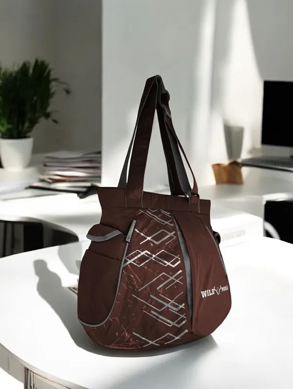 Brown_&_Grey_Polyester_Printed_Zip_Closure_Shoulder_Bag_For_Women_(31_X_40_Cm)