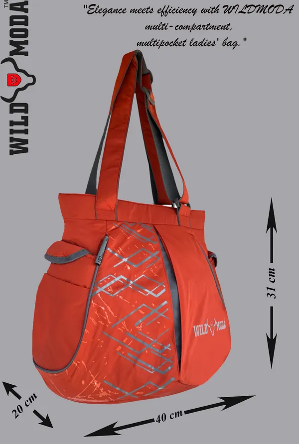 Red_&_Grey_Polyester_Printed_Zip_Closure_Shoulder_Bag_For_Women_(31_X_40_Cm)