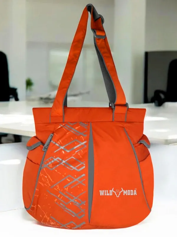 Red_&_Grey_Polyester_Printed_Zip_Closure_Shoulder_Bag_For_Women_(31_X_40_Cm)