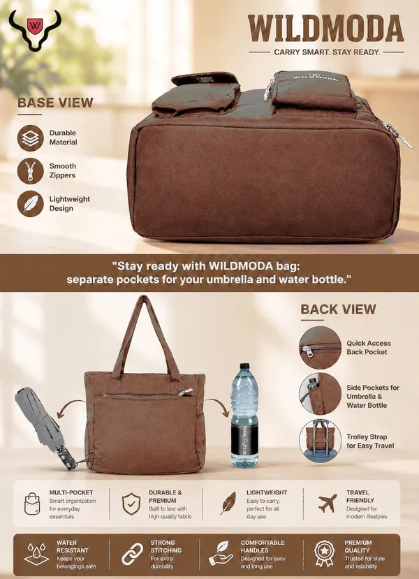 Beige_Polyester_Solid_Zip_Closure_Shoulder_Bag_For_Women_(26_X_32_Cm)