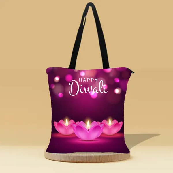 Happy_Diwali_-9_Zipper_Tote_Bag