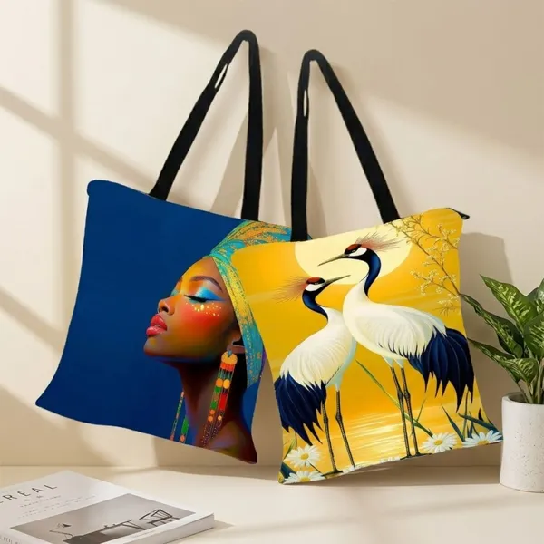 Wild_Grace_Tote_Combo_-_Flamingo_+_The_Black_Lady_Tote_Bags(Pack_of_2)