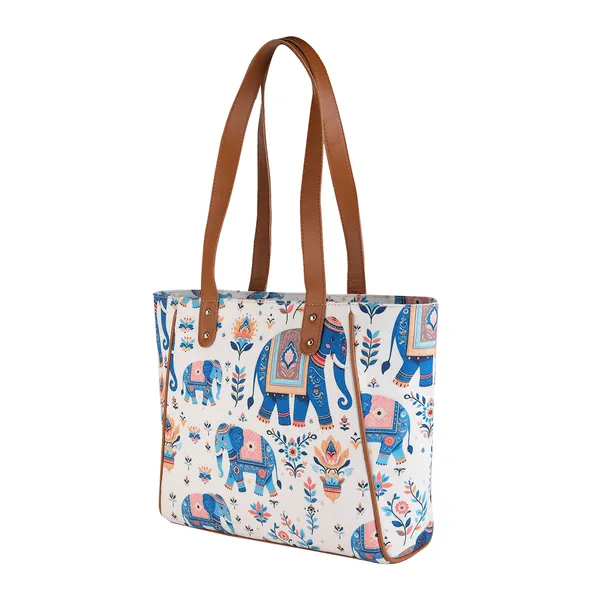 Multicolor_Canvas_Ethnic_Elephant_Tote_Bag_For_Women_(11_X_16_X_3.5_In)_|_Premium_Canvas_Tote_Bag_for_Everyday_Use