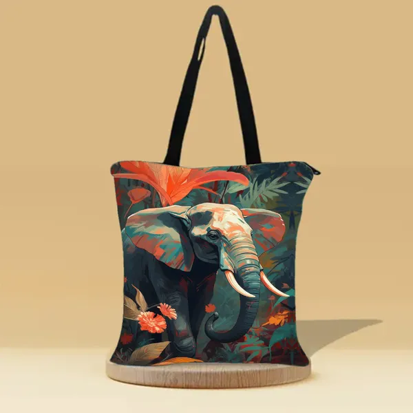 The_Elephant_Zipper_Tote_Bag