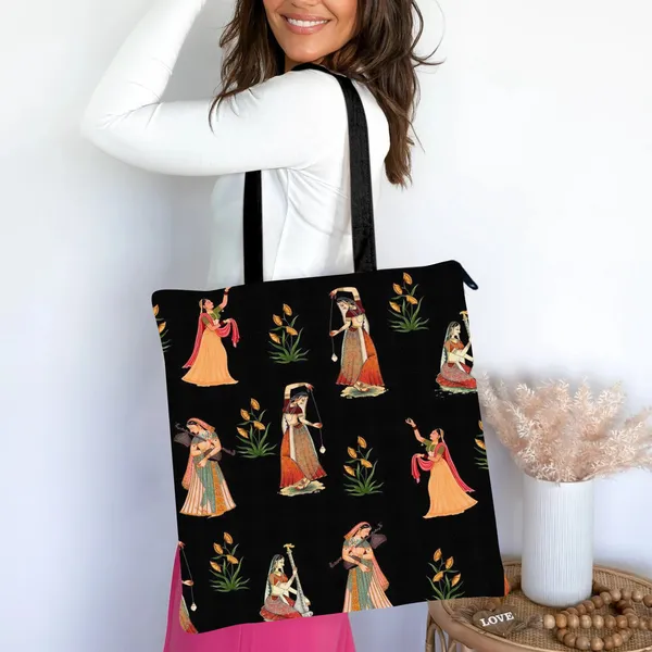 Heritage_Rhythm_Tote_Combo_-_Kathak_+_Rajasthani_Dance_Tote_Bags(Pack_of_2)