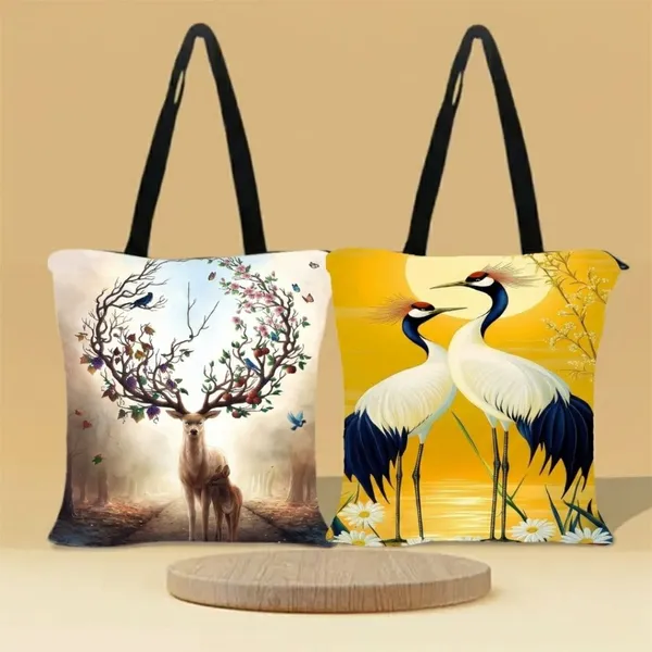 Wild_Bloom_Tote_Combo_-_The_Jungle_+_Flamingo_Bird_Tote_Bags(Pack_of_2)
