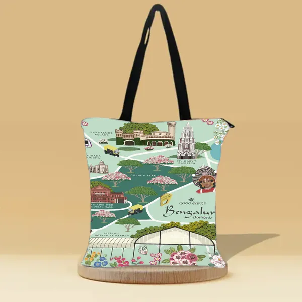 Incredible_Bengalur_Zipper_Tote_Bag